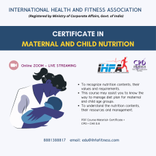 CERTIFICATE IN MATERNAL AND CHILD NUTRITION