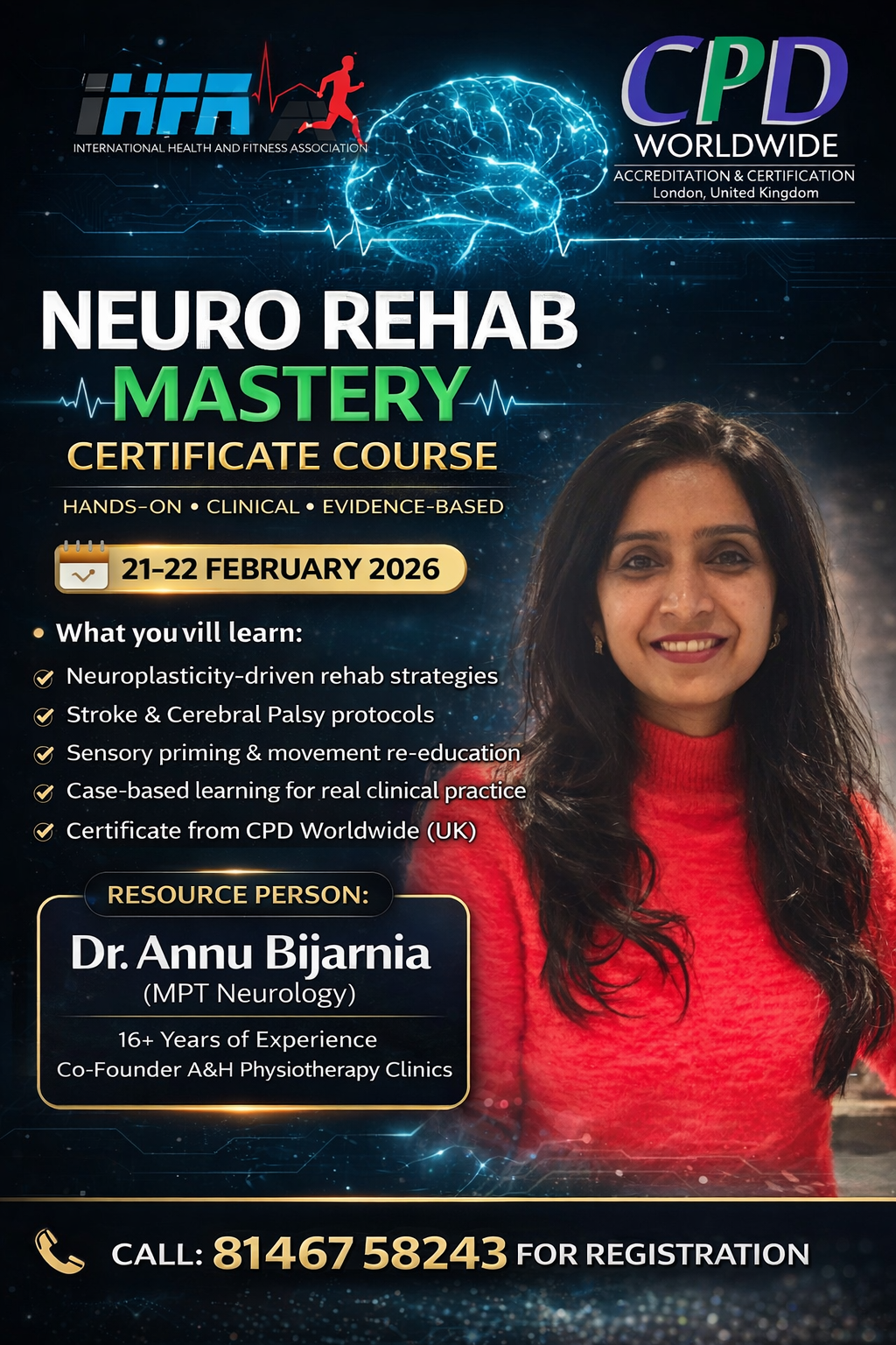 Certificate course in Neuro Rehab Mastery